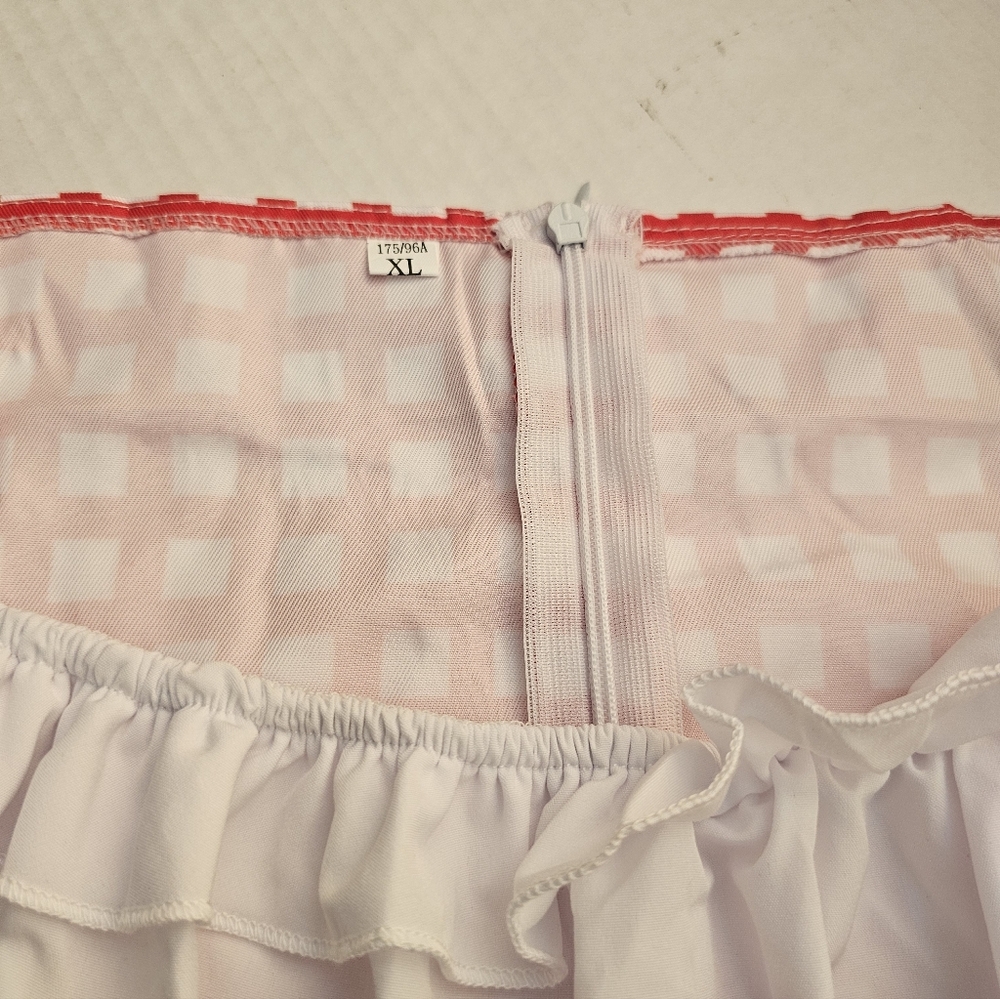 Ocktoberfest / Barvarian Red and White Checkered Dirndl Dress Size XL - Picture 7 of 8